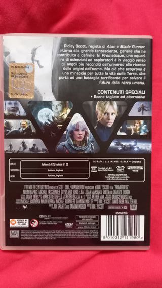 Prometheus DVD - Un film di Ridley Scott