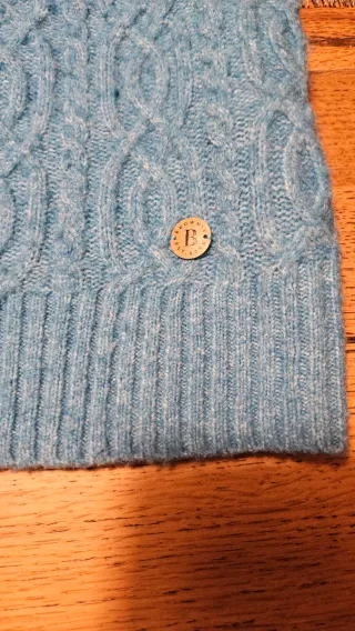 Jersey trenzado azul Brownie XXS.