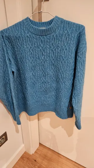 Jersey trenzado azul Brownie XXS.