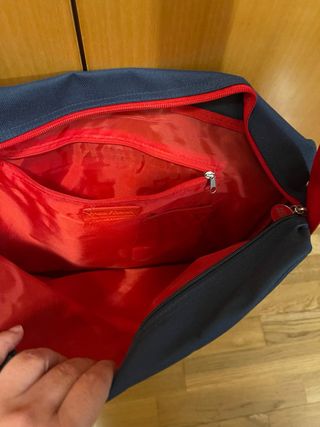 Bolsa Paul Frank azul y roja