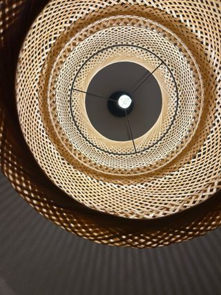 Lámpara de bambú Ikea