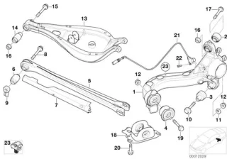 Braços de Cambagem BMW E36 E46 Z1 Traseiros