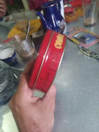 Lata decorativa chapa invierno