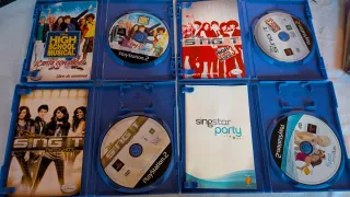 Lote 4 Juegos SingStar PS2 Disney High School Musi