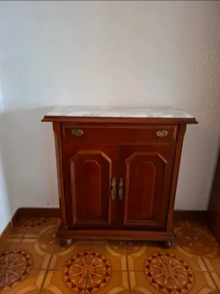 Recibidor Vintage Madera y Mármol