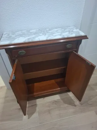 Recibidor Vintage Madera y Mármol