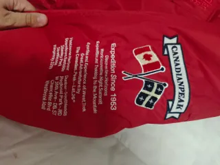 Chaqueta Canadian Peak 1983 Roja