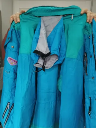 Abrigo Invierno Vintage Rip Curl Azul/Verde