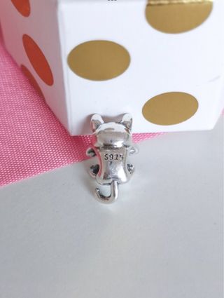 CHARM GATO GATITO PARA PULSERA PANDORA CON CAJA