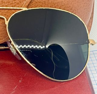 Gafas Ray-Ban Aviador Doradas Lente Verde