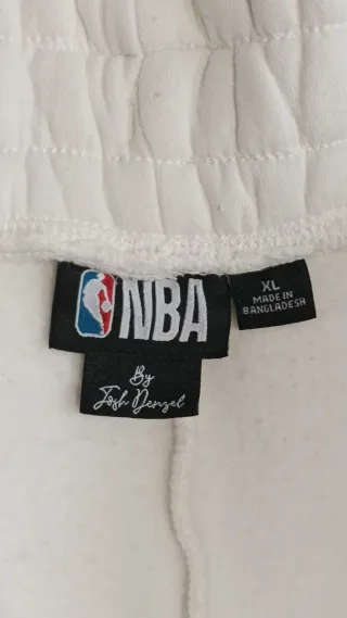 Pantalón de chándal NBA blanco
