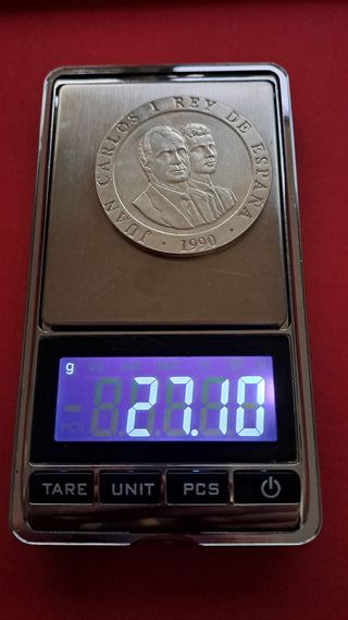 ESPAÑA - MONEDA PLATA 2000 PESETAS 1990 - SPOT