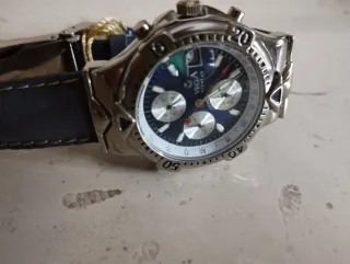 Orologio Crono Veglia Blu/Silver