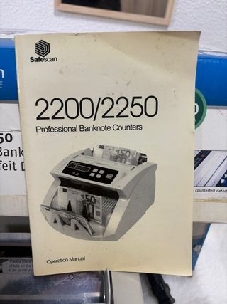 Safescan 2200/2250 Contadora de Billetes