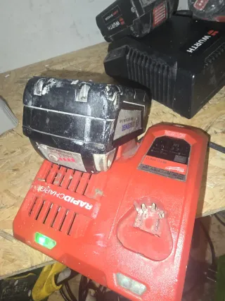 Taladro Berner y Cargador Milwaukee