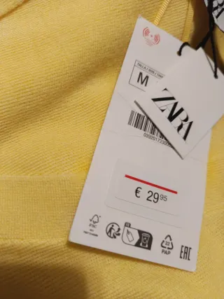 Jersey Zara Amarillo oversize