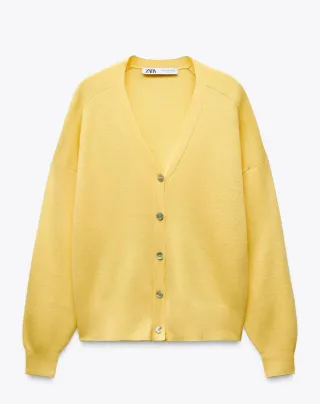 Jersey Zara Amarillo oversize