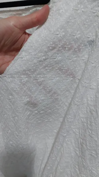 Blusa Kaftán Algodón Blanco