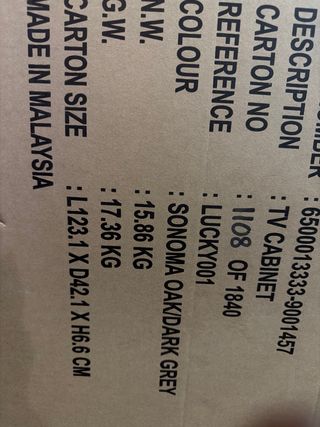 Mueble TV NOZ 120 cm