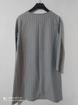 Vestido de invierno Bershka gris