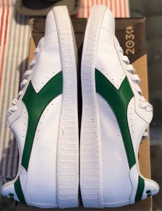 Zapatillas Diadora Game L Low Blancas/Verdes