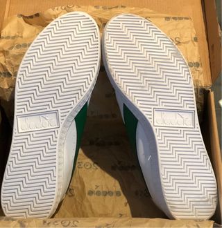 Zapatillas Diadora Game L Low Blancas/Verdes