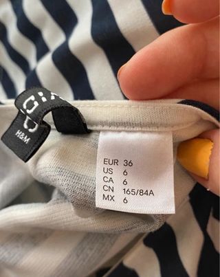 Lote 2 vestiti a righe H&M