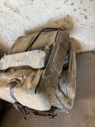 Asientos Land Cruiser HDJ 80 Cuero Verde