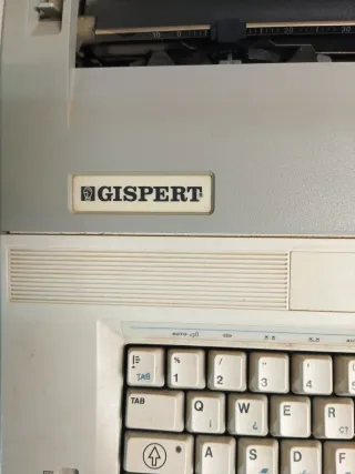 Máquina de escribir eléctrica Gispert