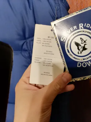 Chaleco acolchado azul Talla M