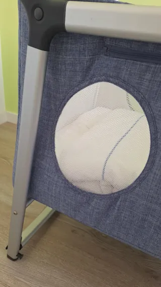 Minicuna bebé Click Swing tejano