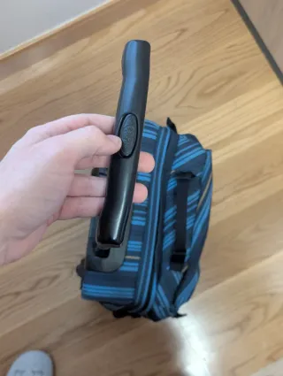 Maleta cabina Eastpak transverz rayas azules