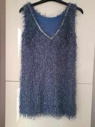 Conjunto Chaqueta y Top Azul