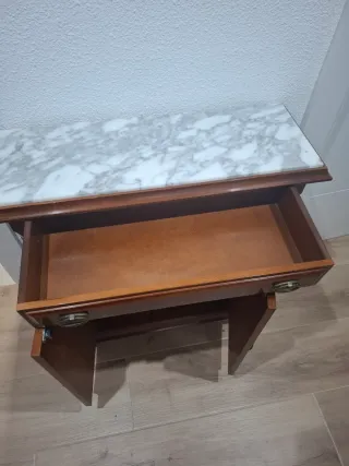 Recibidor Vintage Madera y Mármol