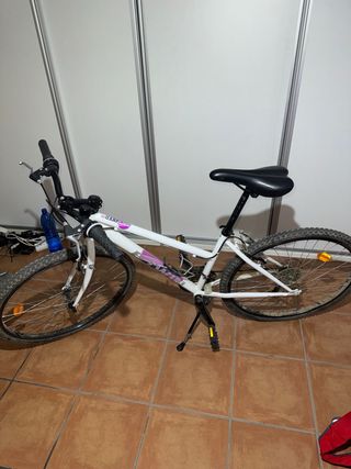 Bicicleta Decathlon Blanca