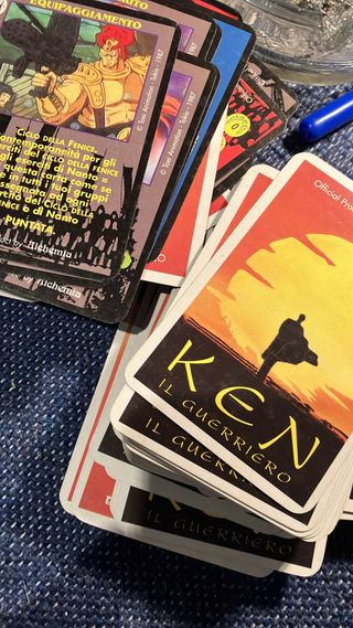 Carte Ken il Guerriero - Lotto 203 carte