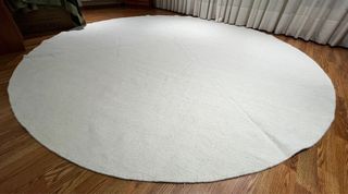 Alfombra redonda lana 300cm nueva