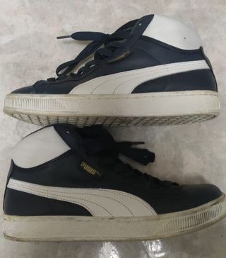 Puma Rebound Mid Sneakers Originali Blu/Bianco