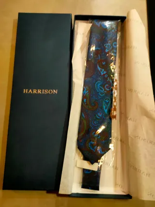 Corbata Harrison Azul Multicolor