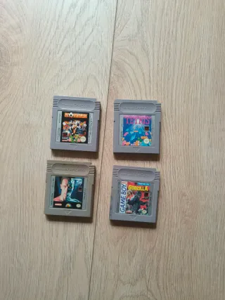 Lote 4 Juegos Game Boy: Tetris, Soccer, Godzilla,