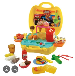 Maletín heladería y + de plastilina  completo