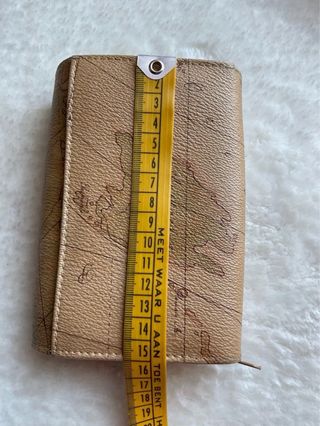 Portafogli donna vintage mappamondo beige
