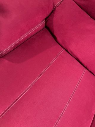 Sofá Chaiselongue Rojo Viscoelástico
