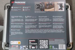 Pack aparafusadora Parkside 20v performance - novo