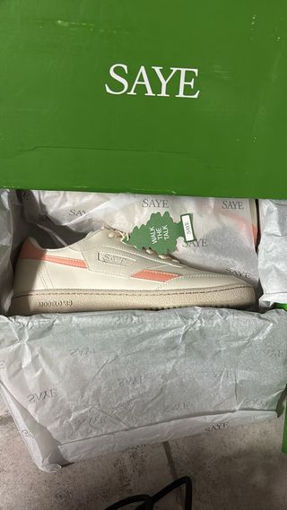 Zapatillas Saye Modelo 89 Beige/Rosa