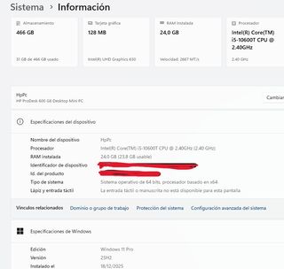 HP ProDesk 600 G6 Mini PC