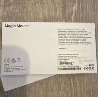 Ratón Apple Magic Mouse Batería Integrada