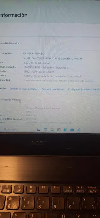 Portatile Acer Aspire E5-475 Nero