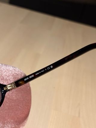 Occhiali da vista Miu Miu neri/marrone