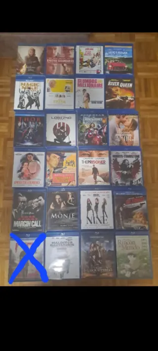 Lote 5 euros unidad Blu-ray Películas Varias